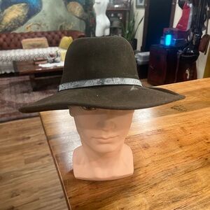 Men's Bailey’s Olive Green Felt Fedora Hat